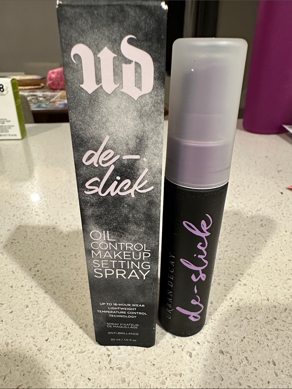 NIB Urban Decay De-Slick Oil Control Makeup Setting Spray